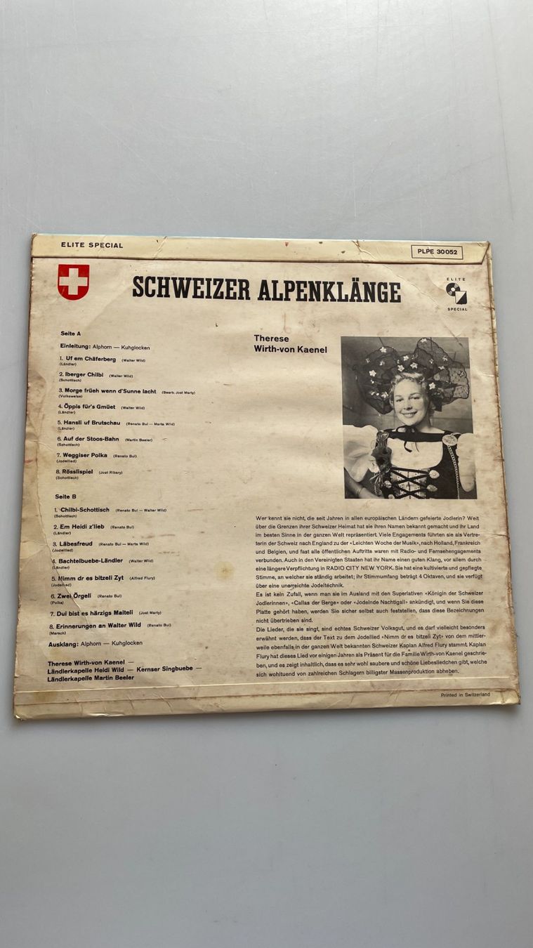 Schallplatten: SCHWEIZER ALPENKLÄNGE - Schallplatte – Gebraucht aus Glattfelden von markweb 1