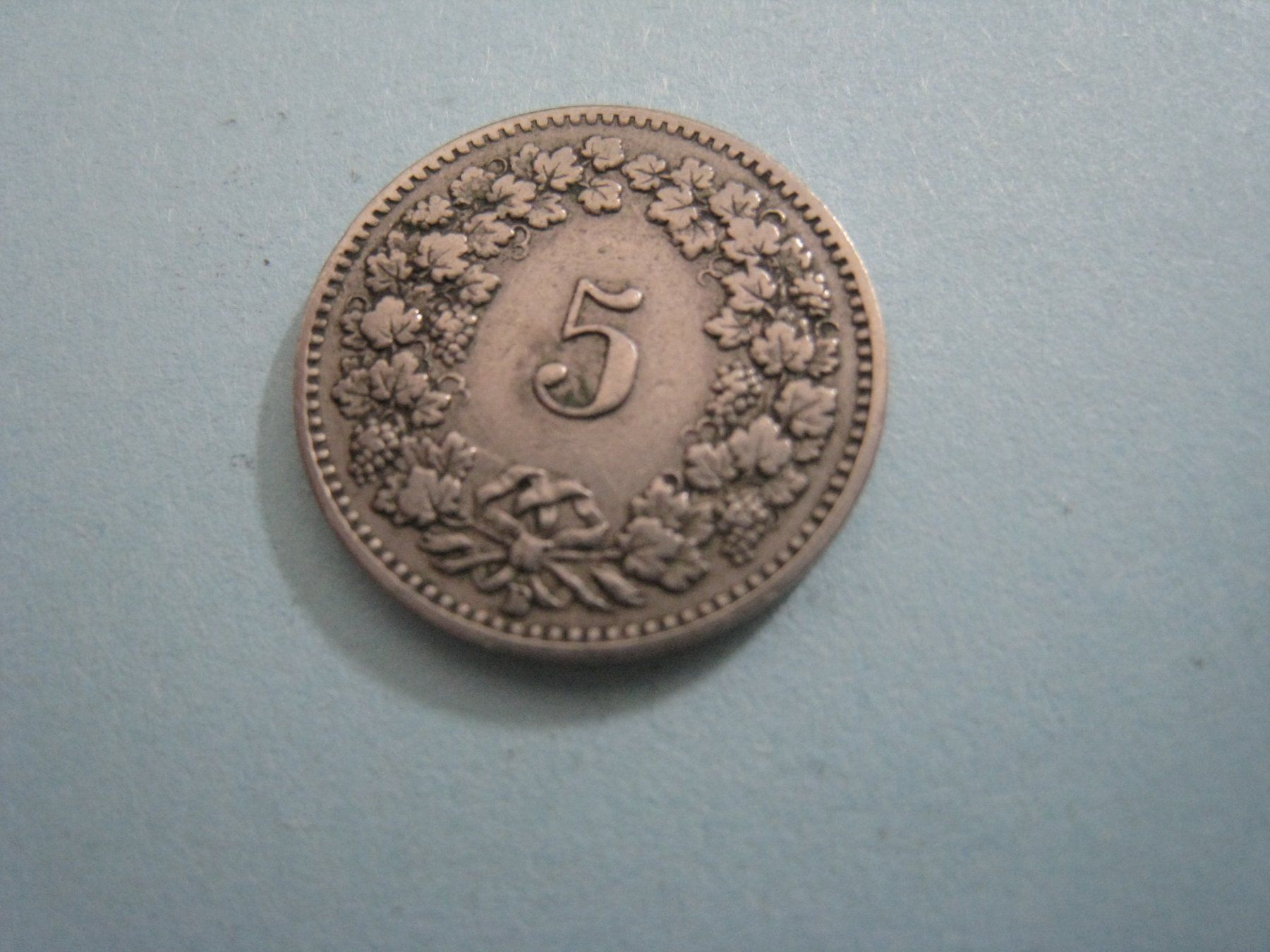 Tutti le monete: 5 Rappen 1910 -vz    ( 4 ) – Usato da Aarwangen venduto da Pinsel7890 1