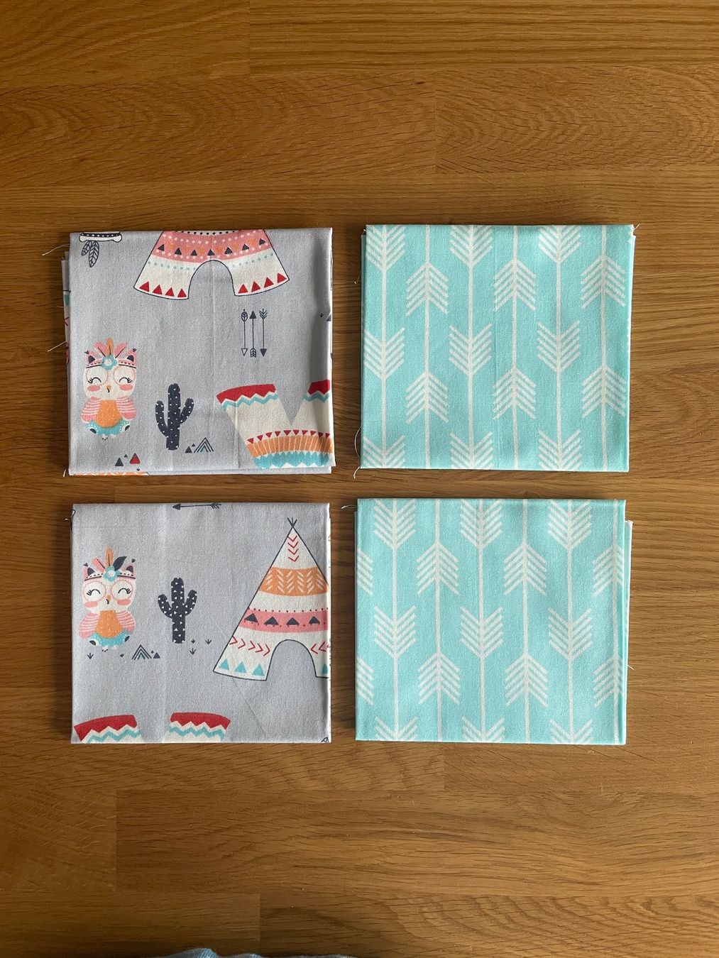 Tissus: Fat quarter/Coupon patchwork-couture Petits Indiens gris – Neuf avec emballage d'origine à Gland par san_xz5j 1