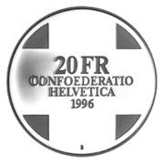 20 CHF - Pièce commémorative 1996 : Gargantua le géant