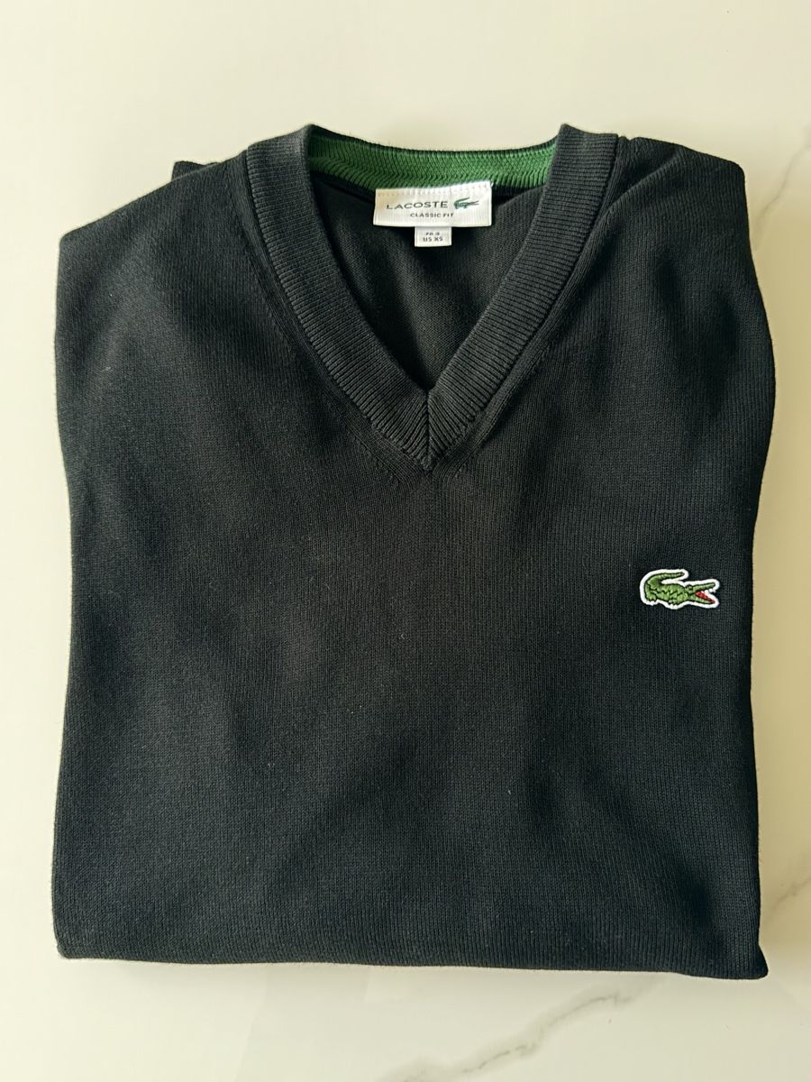 Lacoste Pullover & Sweatshirts: Lacoste Sweatshirt Schwarz, Regular Fit, Gr. 2 /XS – Neu (gemäss Beschreibung) aus Au ZH von swissmatchpoint
