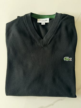 Lacoste Sweatshirt Schwarz, Regular Fit, Gr. 2 /XS