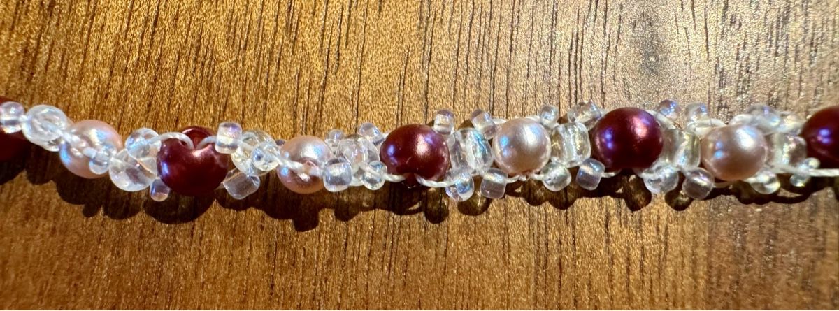 Catenine: Halskette rot/weiss – Usato da Balgach venduto da Pumuckl03 3