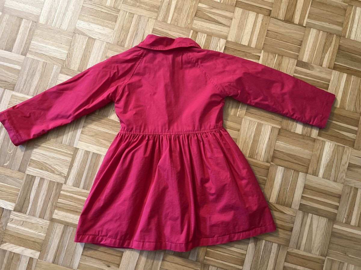 Jacken & Mäntel: roter dünner Sommer-Mantel, Gr. 128 – Gebraucht aus Zuchwil von Commander0 3