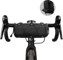 Fahrrad Lenkertasche Schwarz mit Schultergurt Rennrad MTB