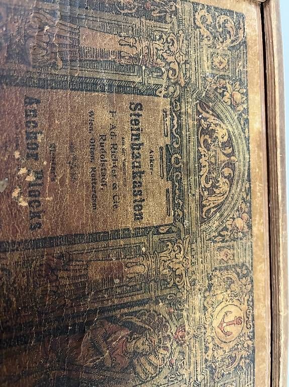 Kit di costruzioni: Antiker Steinbaukasten Anker-Blocks um 1900 – Usato da Bern venduto da daskannweg 1