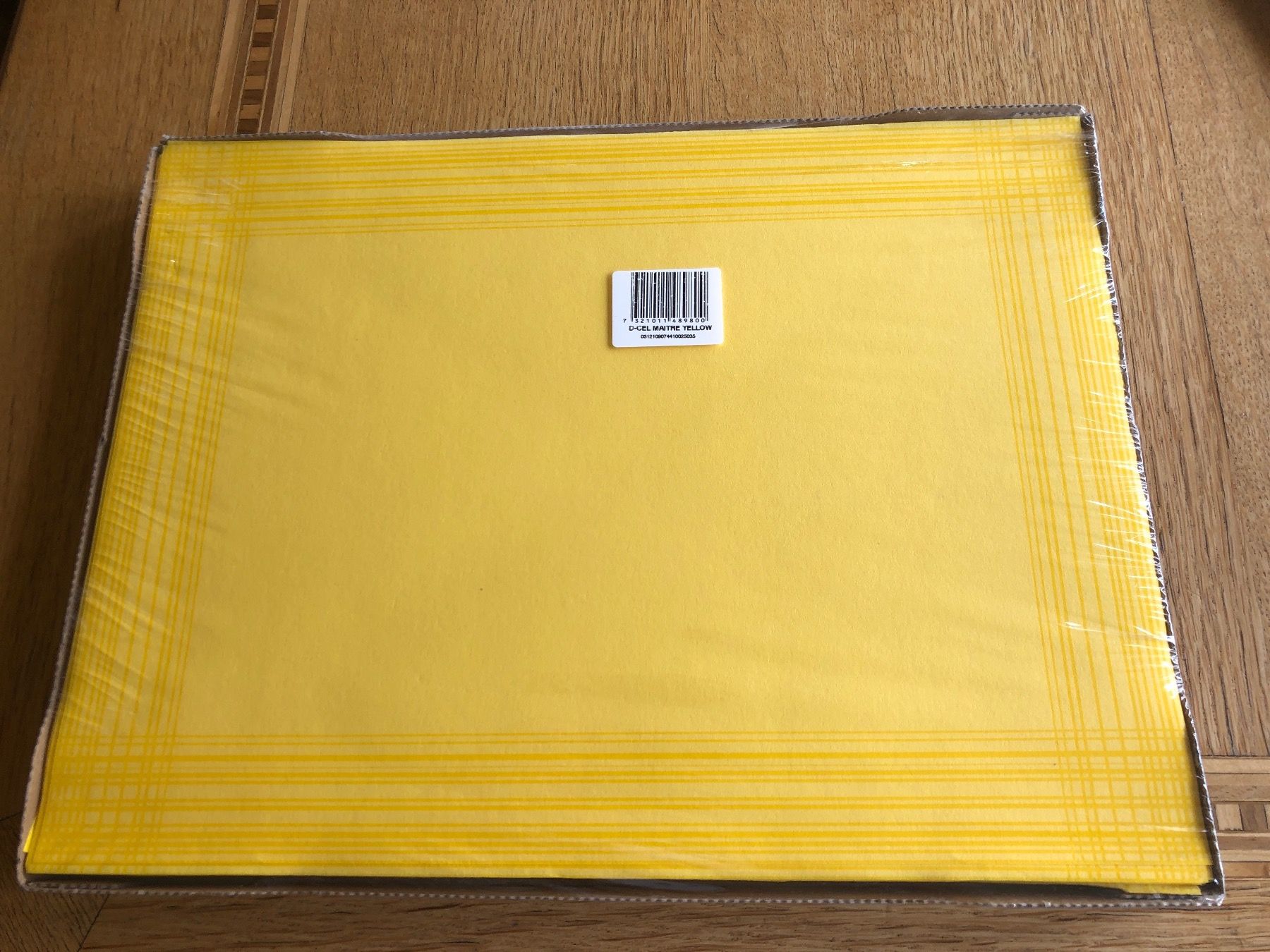 Set di tavolo e panche: Dunicel Tischsets gelb 30x40 – Nuovo e nell'imballaggio originale da Nassen venduto da run_7jjy