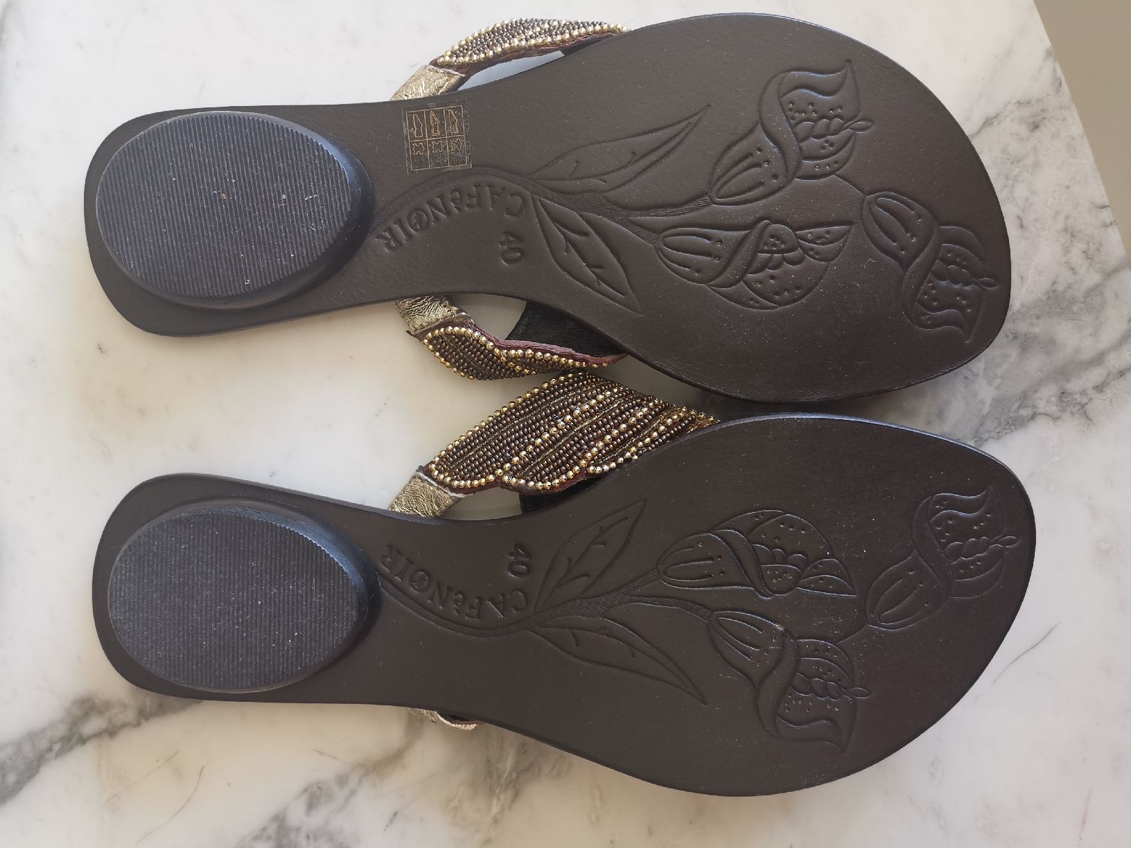 Scarpe da donna: Café Noir Zehensandalen – Nuovo (secondo la descrizione) da Uerikon venduto da pink_flamingo 3