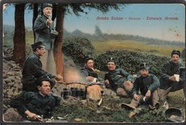 #Armee Suisse , Bivouac , gel. 1914