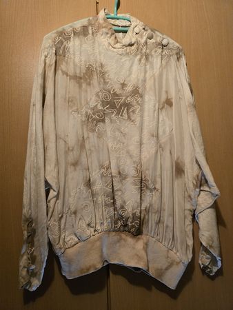 Blouse/pull en soie, L
