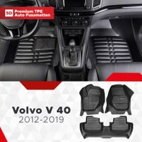 5D Premium Auto Fussmatten für Volvo V40 Baujahr 2012-2019