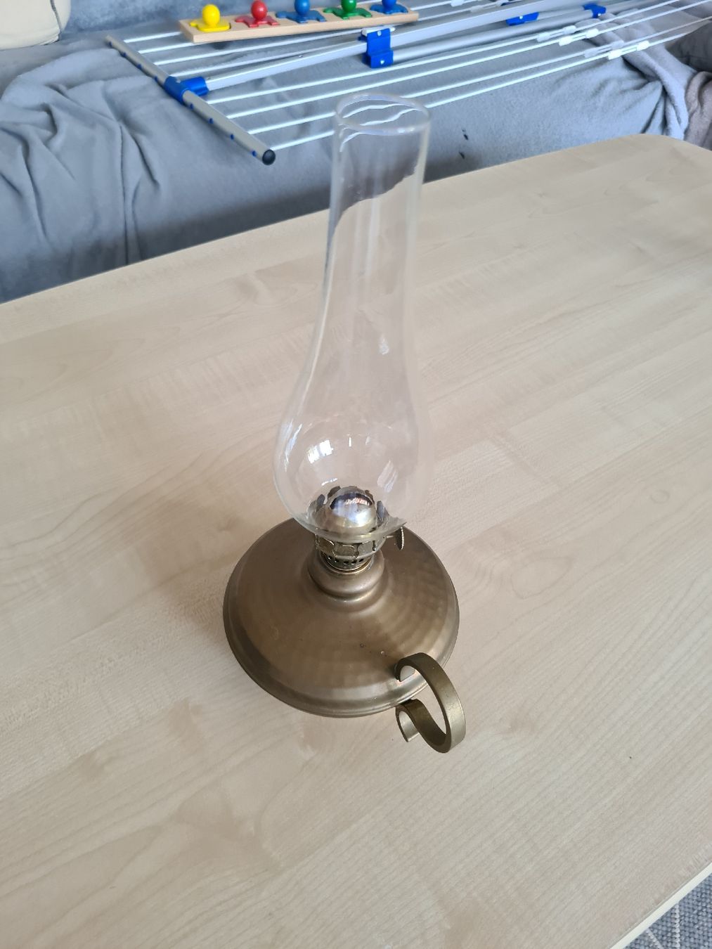 Lampen: Petrollampe Messing mit Glas, Öllampe – Gebraucht aus Sissach von pablum87 1
