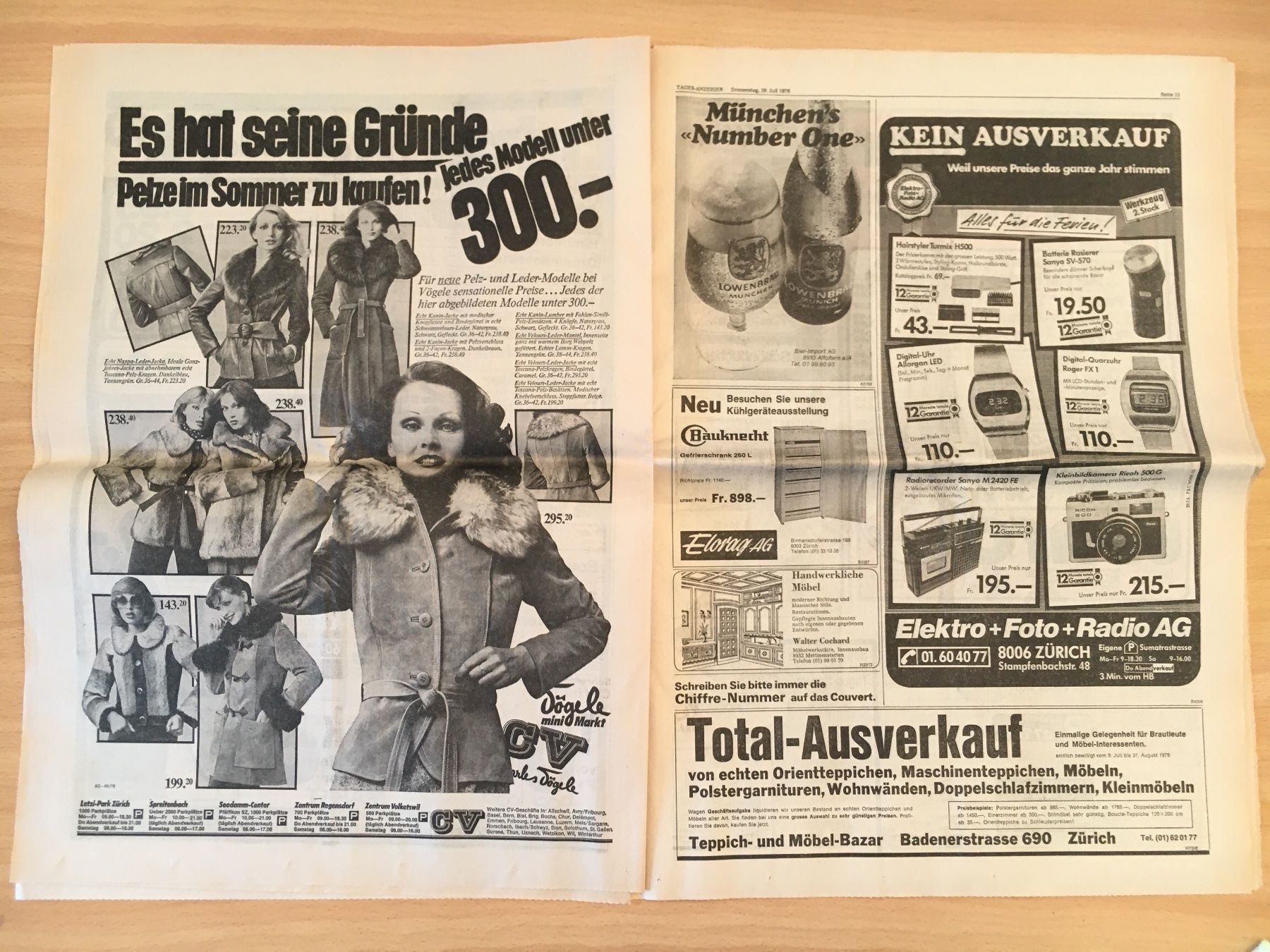 Riviste & Magazine: Tagesanzeiger vom 29. Juli 1976 – Usato da Luzern venduto da Jiggy_8898 4