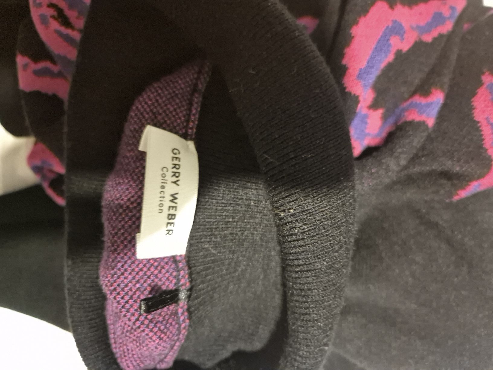 Gerry Weber Maglioni & Felpe: Damen Rollkragenpullover Gerry Weber schwarz gemustert – Nuovo (secondo la descrizione) da Zürich venduto da Drago670 3