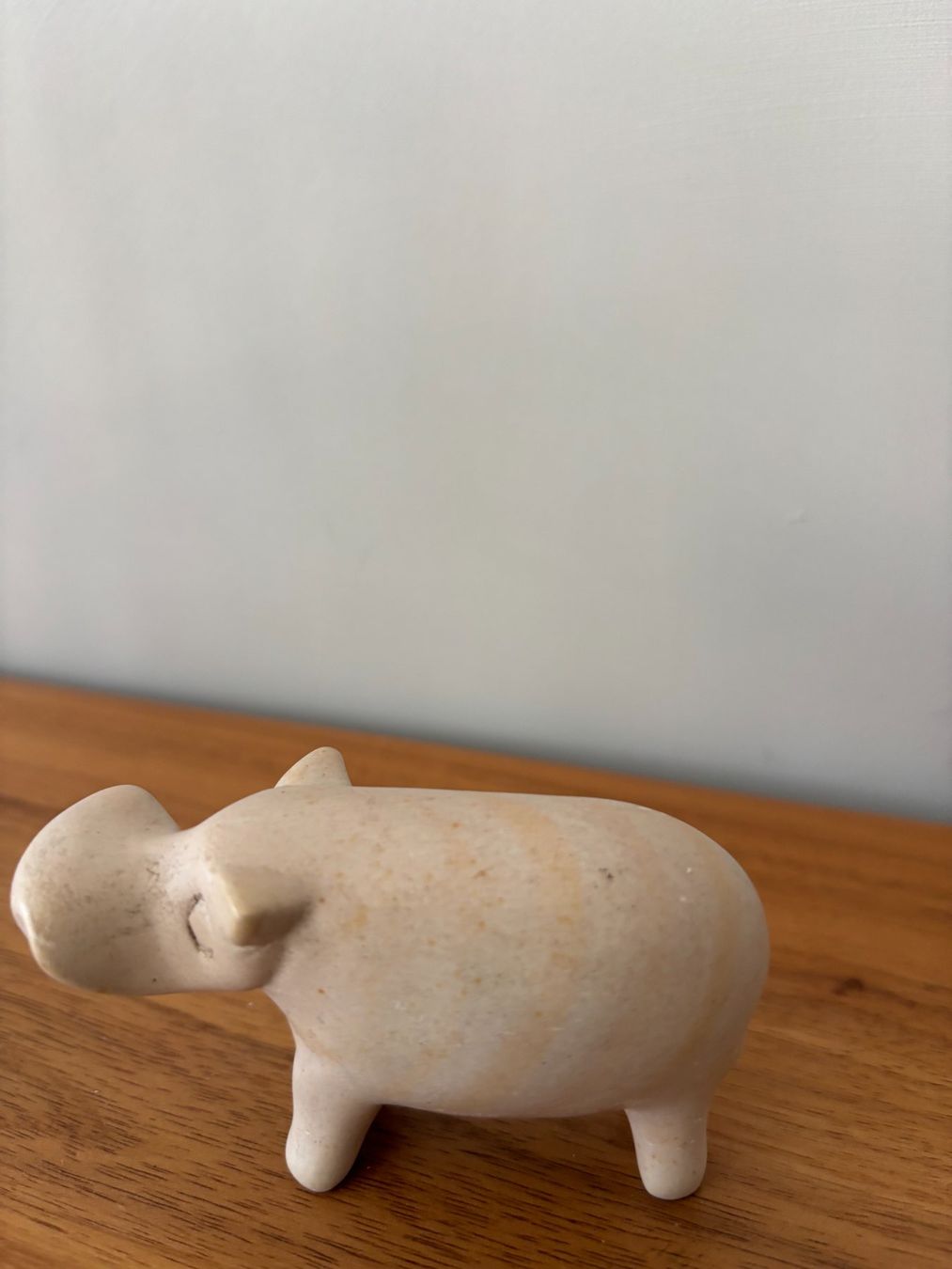Figuren: Nilpferd aus Stein, NEU, ca. 9 cm x 5 cm – Neu (gemäss Beschreibung) aus Laax GR von wil_66wq 3