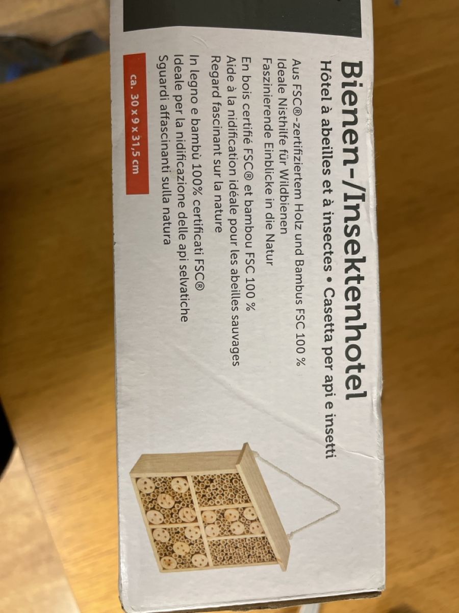 Bienenhäuser: Insektenhotel – Neu und originalverpackt aus Schlierbach von Stee09 1