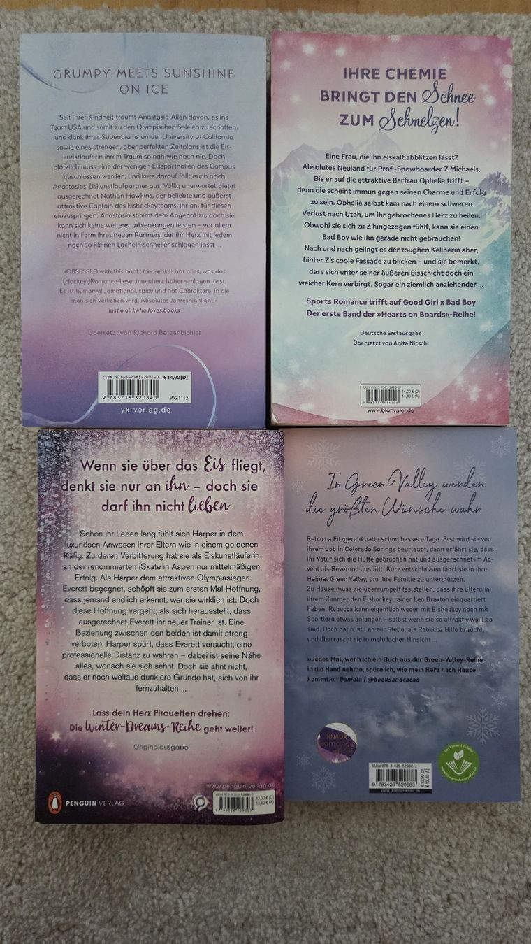 Bücher: 4 Romane, Wintergeschichten – Gebraucht aus Schindellegi von len_nzf2 1