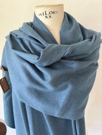 Neu Foulard Schal 50%Viskose 30% Cashmere 20 %Wolle