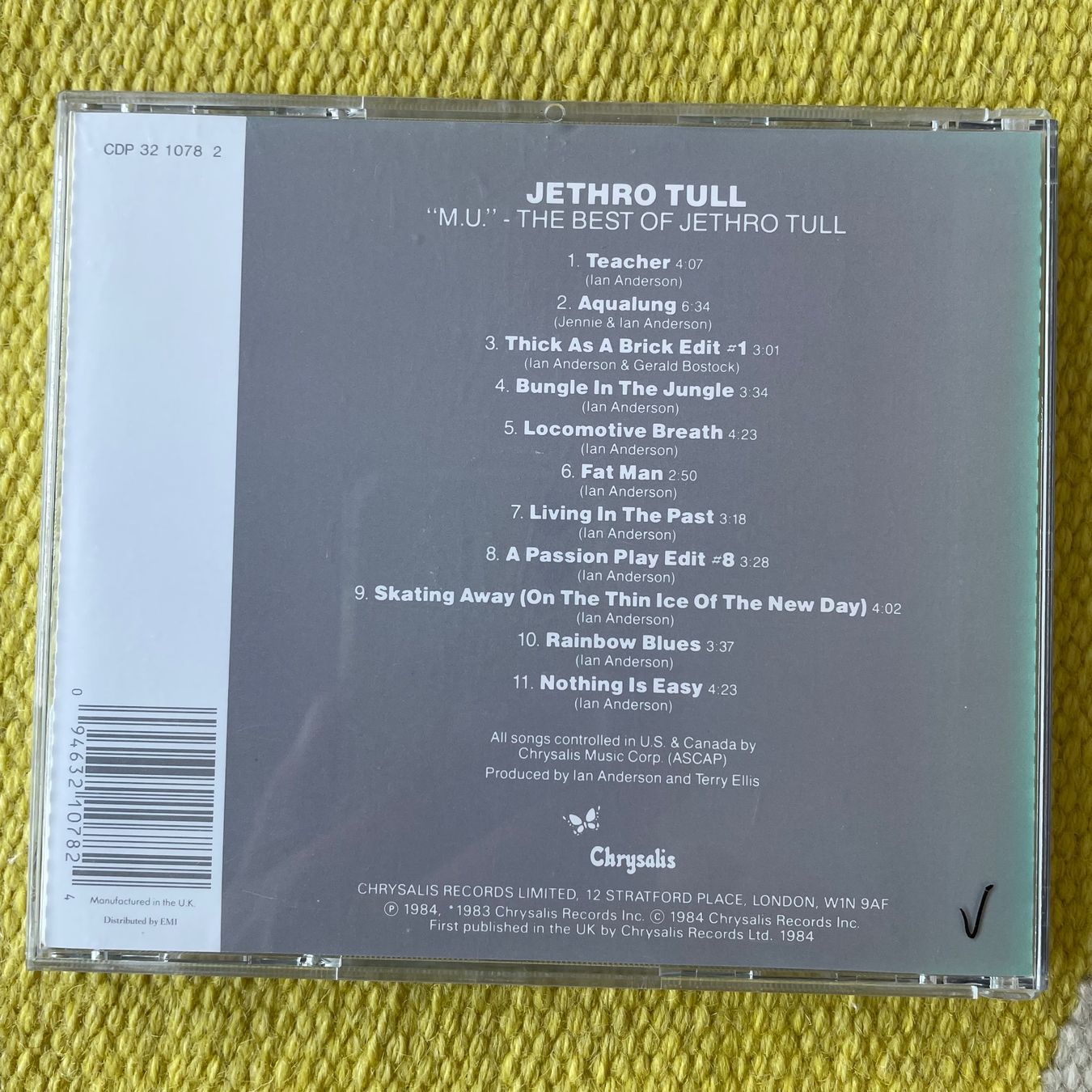 CDs: JETHRO TULL-THE BEST OF – D'occasion à Rorschacherberg par CD-Roli 1