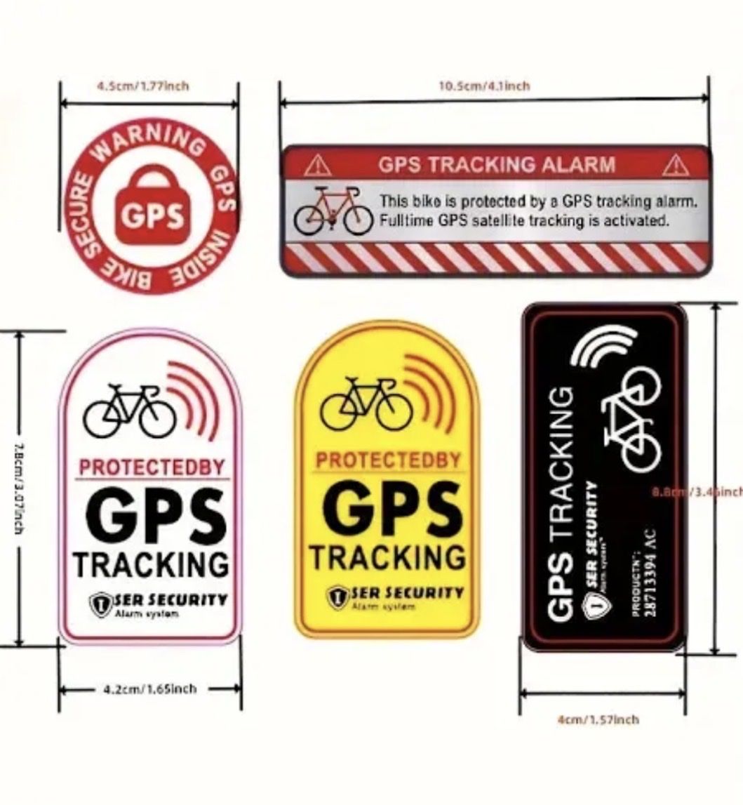 Aufkleber: GPS Velo Aufkleber – Neu und originalverpackt aus Zürich von fluzue