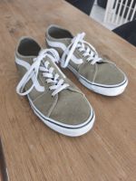 Gut erhaltene Vans Schuhe in Khaki-Grün, Grösse 42