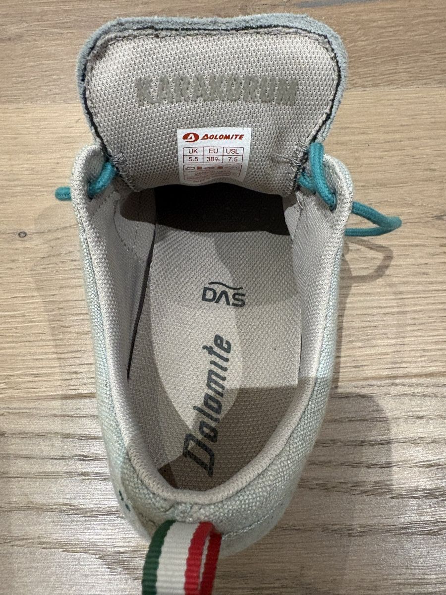 Scarpe da donna: Dolomite Freizeitschuh, Lindengrün, Gr. 38 – Usato da Altwis venduto da dan_b5mw 2