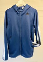 Adidas Aeroready Kapuzenjacke / Hoodie in Blau/ Weiss (Züri)