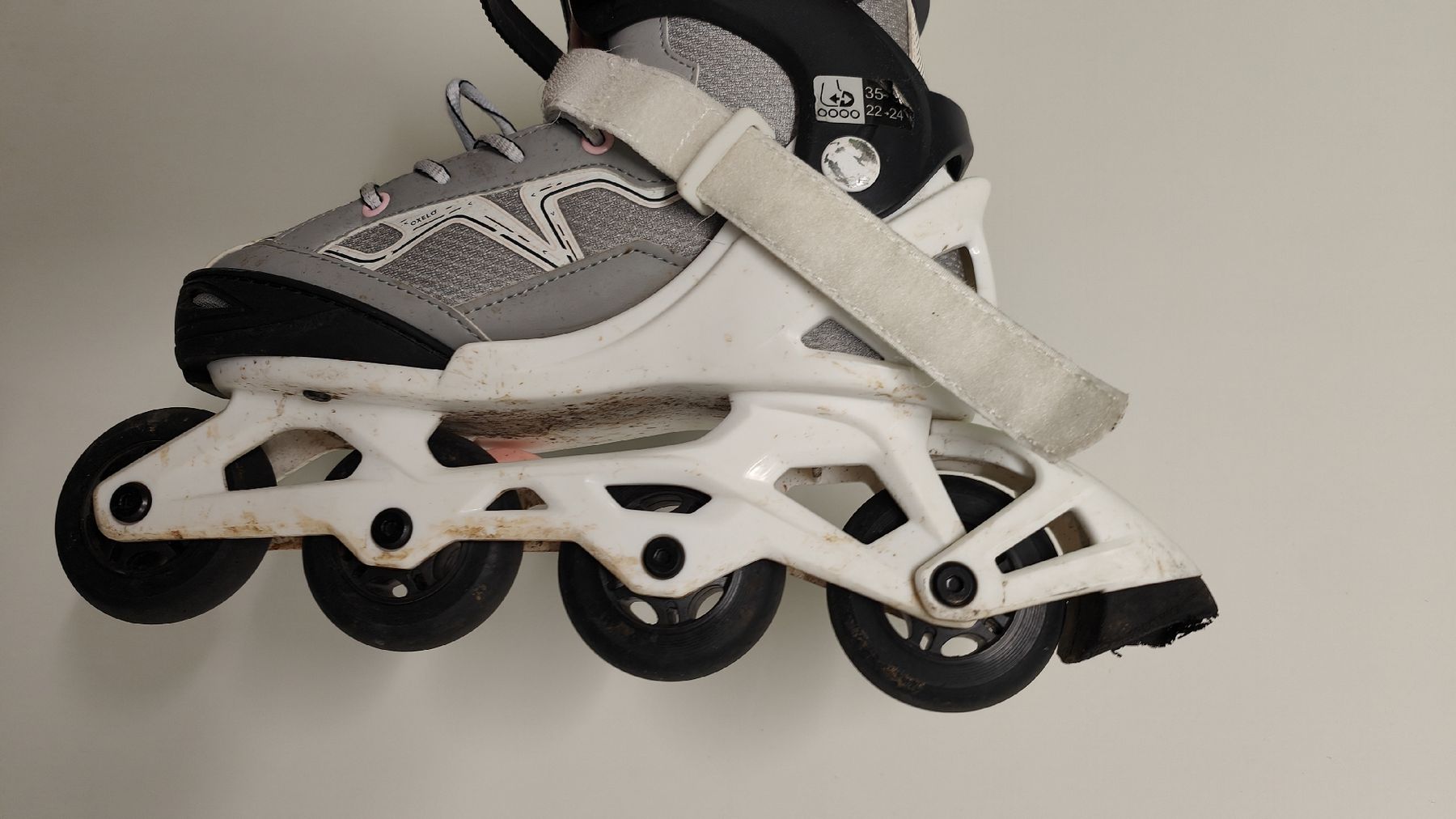 Oxelo Pattini in linea & Pattini a rotelle: Oxelo Inlineskates Grösse 35-38 ABEC 3 Damen – Usato da Bassersdorf venduto da zoooropa 3