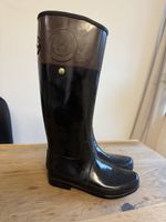 Hunter Gummistiefel Damen Gr. 39 – schwarz/braun