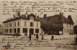 MORTEAU - La Poste et l'Hôtel de Ville - 1925