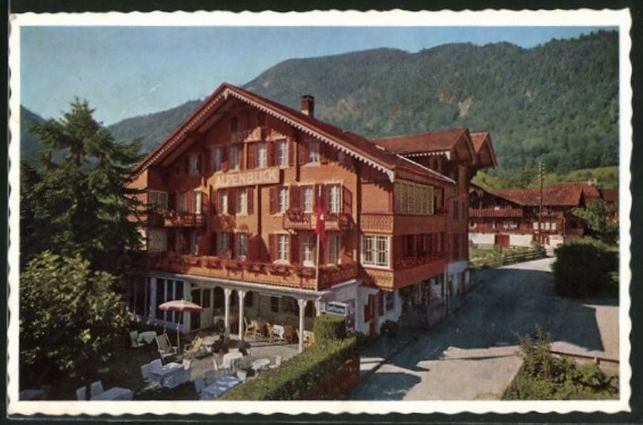 Wilderswil Hotel Alpenblick Um 1955 Kaufen Auf Ricardo