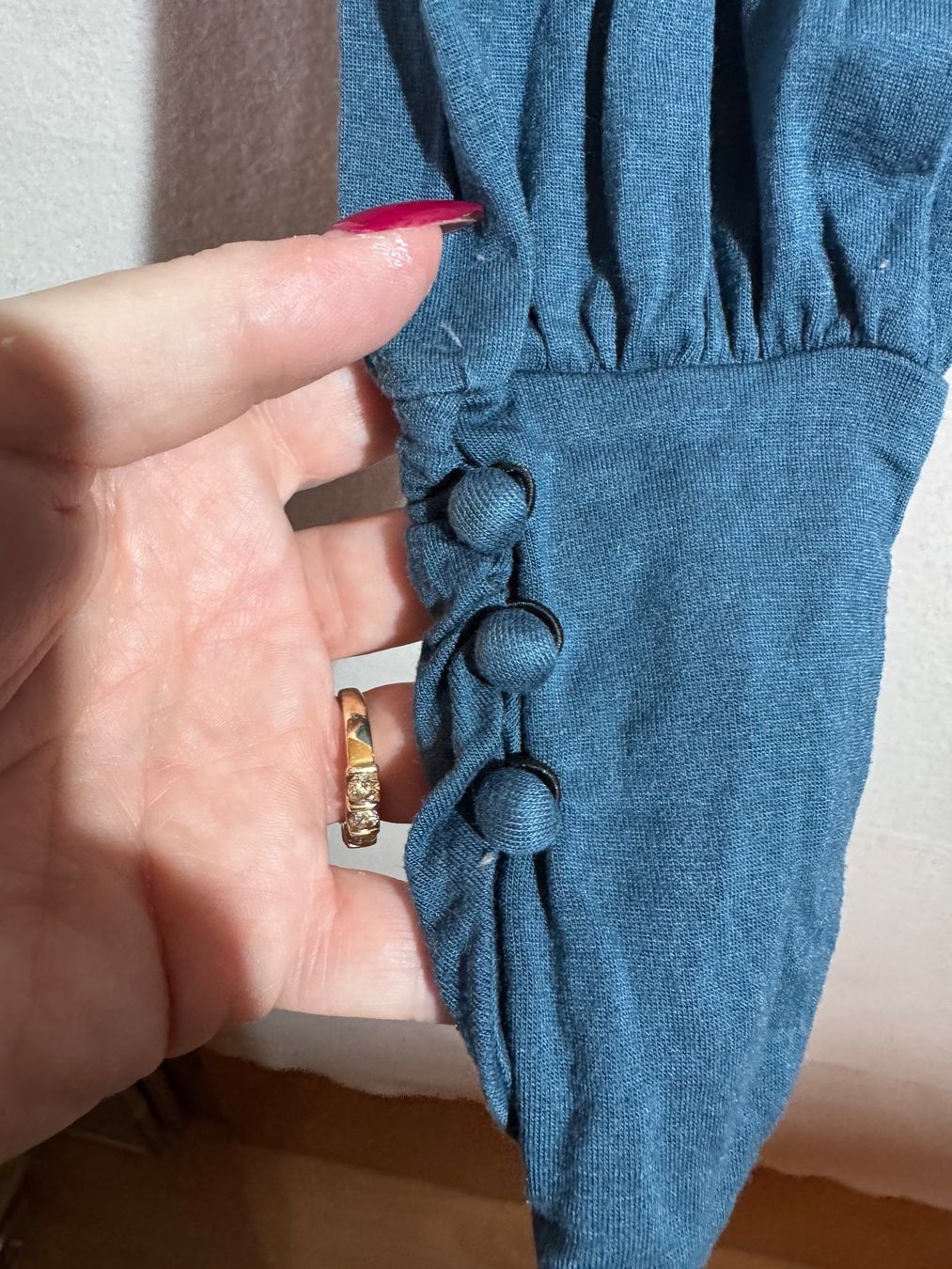 Pulls & Sweat-shirts: Dünner blauer Pullover von Chine ca Gr. M – D'occasion à Grosswangen par SALE_SALE_SALE 5