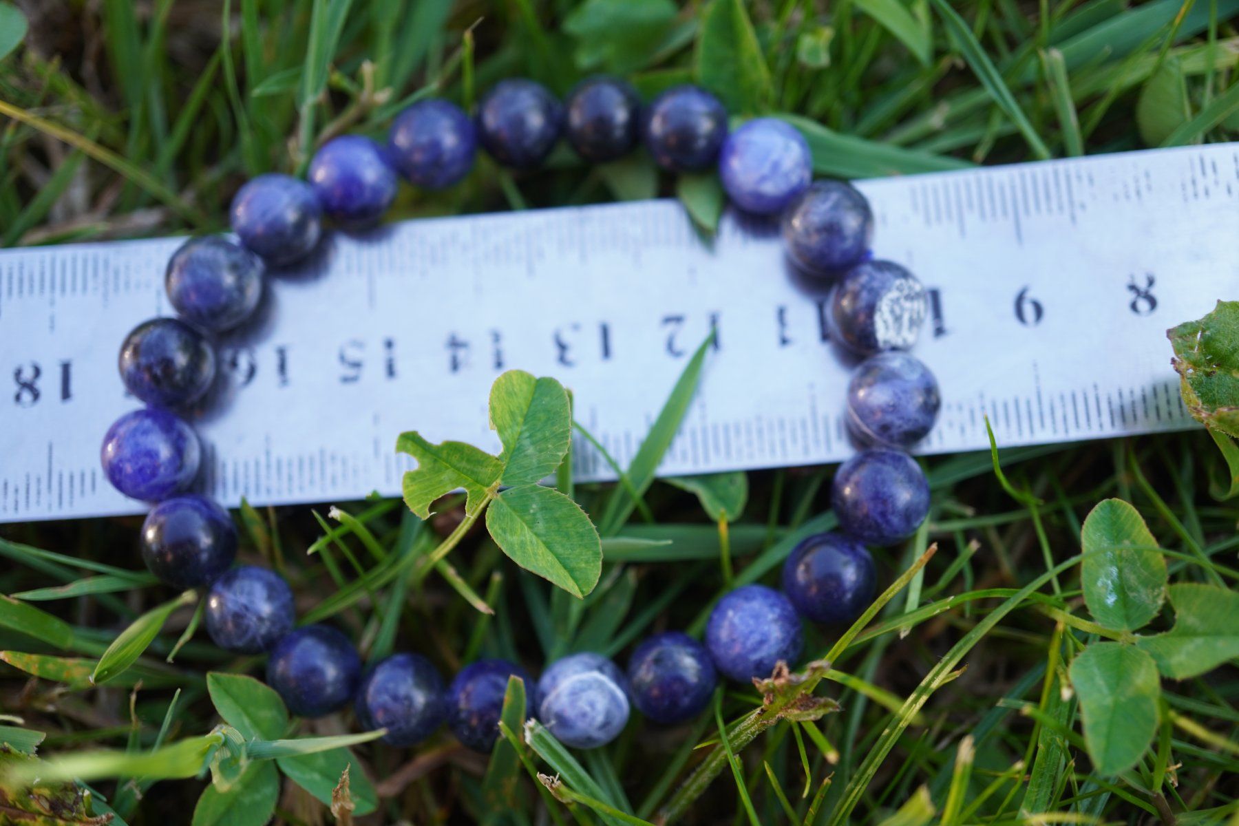 Minerali & Pietre curative: Sodalith     Armband mit Gummizug porto Gratis – Difettoso da Eschenbach SG venduto da topstone 3