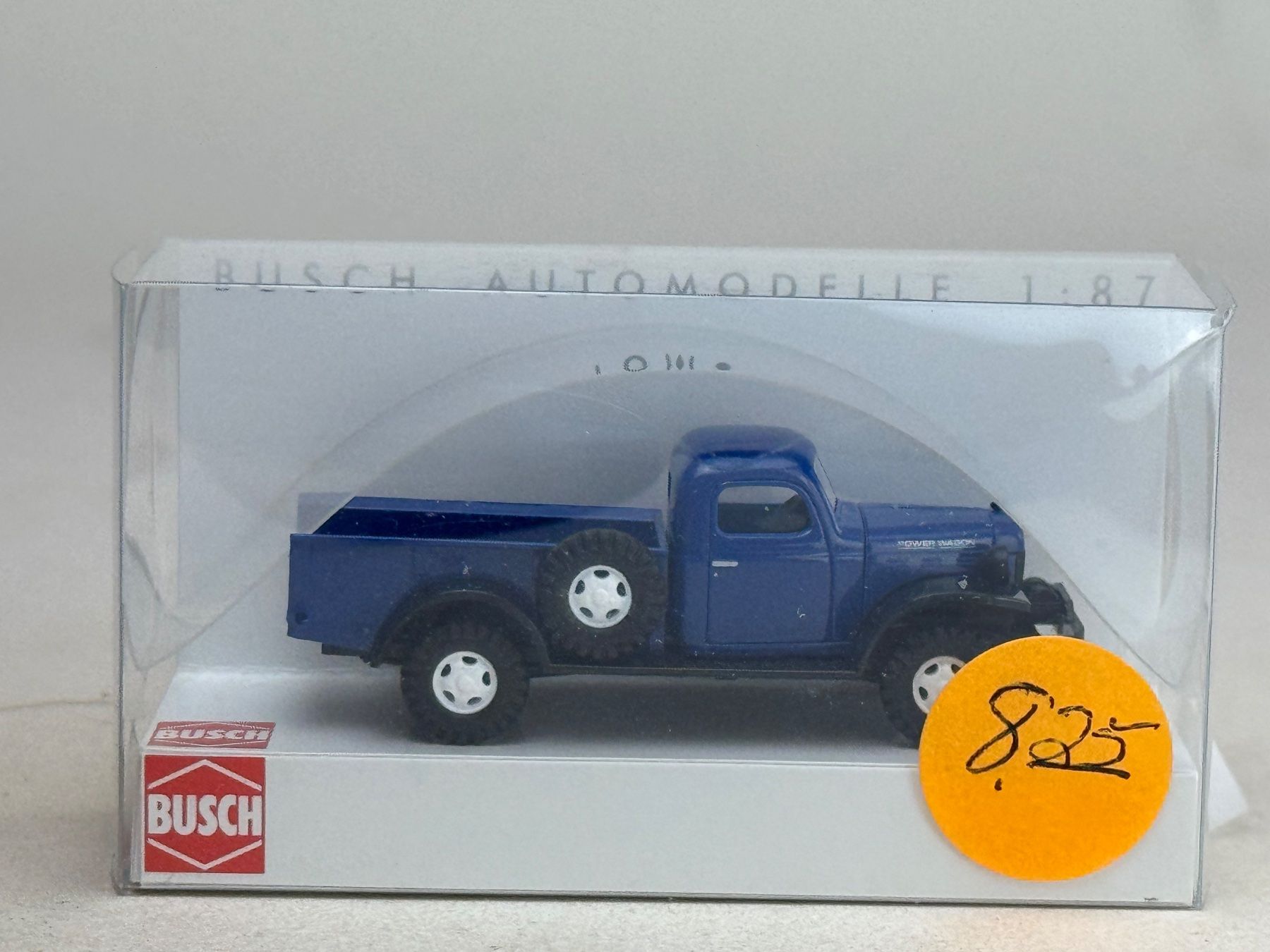 Busch Modellini d'auto: AU- Busch Dodge Power Wagon blau – Usato da Elm venduto da Wikmtz