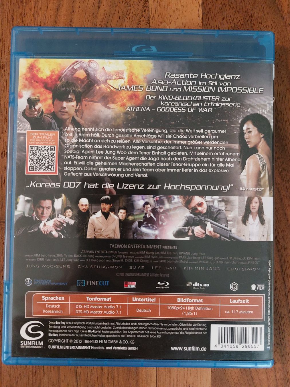 Tutti i DVDs: Blu Ray - Die Athena Verschwörung – Usato da Rheinfelden venduto da FilmAuktion 1