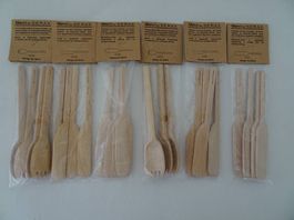 Aperobesteck Ahornholz, Serax, 24 Stück