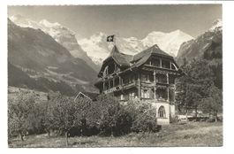 Frutigen (BE) Hotel Pension Bellevue - echte Foto-AK - 1926