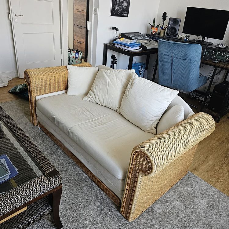 Schönes 2erSofa aus Rattan, Schlafsofa Kaufen auf Ricardo