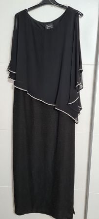 Schwarzes Kleid gr.50-54 nur 1x Getragen