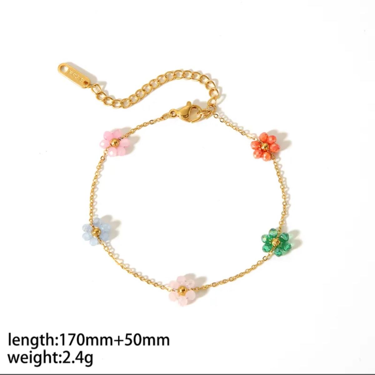 Bracciali & Braccialetti: Armkette Armband Blumen Neu Mädchen – Nuovo e nell'imballaggio originale da Urdorf venduto da Antonella84