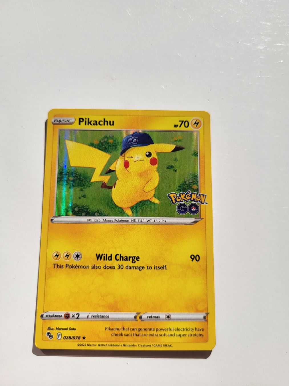Pokémon Sammelbilder & Trading cards: Pikachu (Pokémon GO 028/078) – Gebraucht aus Erlenbach ZH von ram_mjn5 1