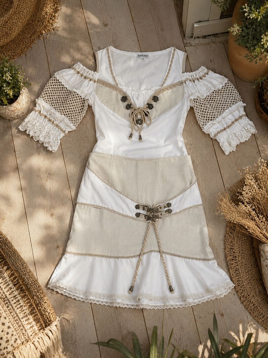 Lots de vêtements: STOCKERPOINT Set: Bluse Gr.36 und Leinenrock Gr.38 – D'occasion à Affoltern am Albis par Elenaki67 1