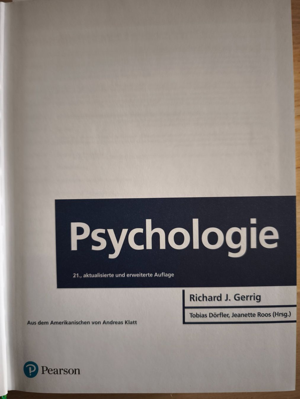 Libri: Psychologie - Richard J. Gerrig – Nuovo (secondo la descrizione) da Interlaken venduto da ekiram 1