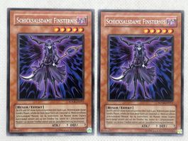 2x Schicksalsdame Finternis SOVR-DE011 Yu-Gi-Oh!