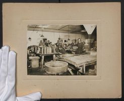 Fotografie Garn Spinnerei, junge Frauen 