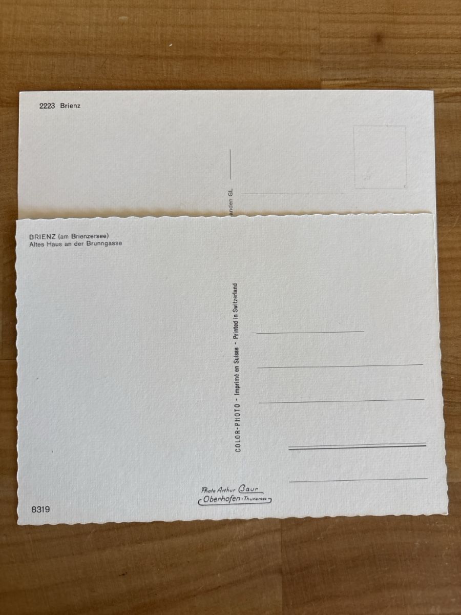 Cartoline postali: AK von Brienz – Usato da Rümlang venduto da Brieftaube1 1