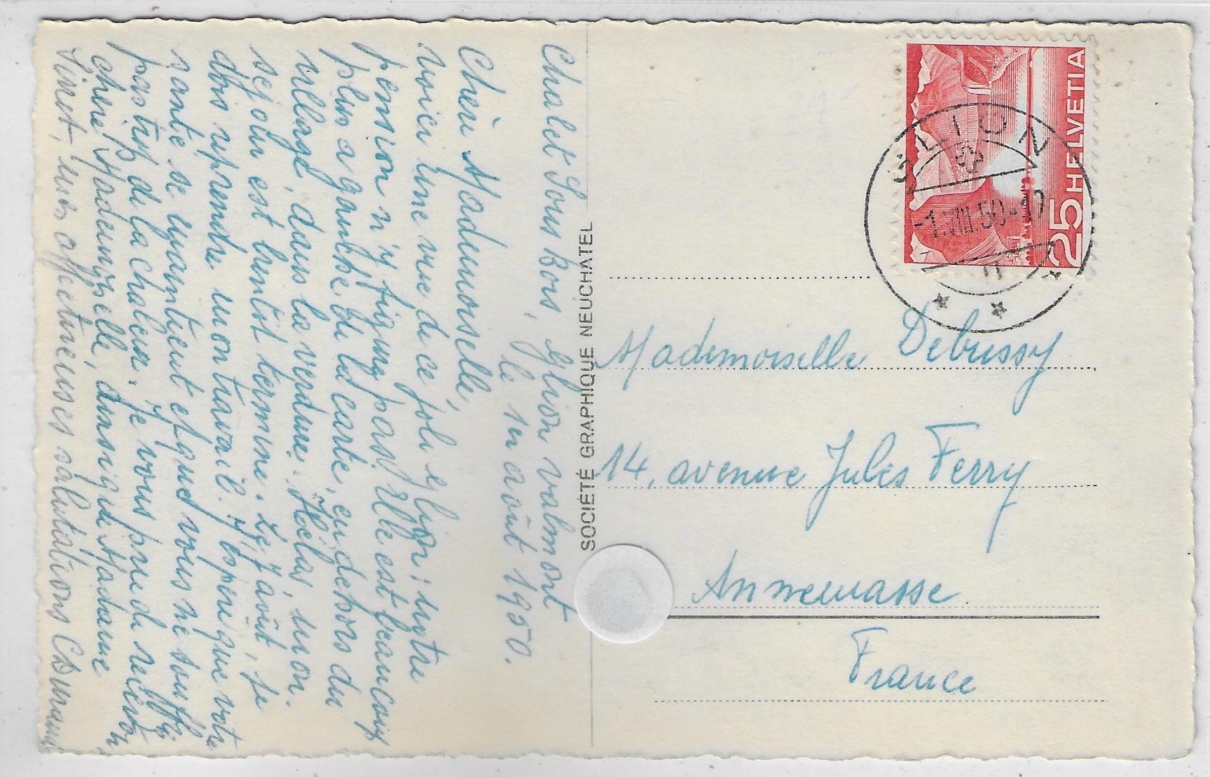Cartoline postali: Glion - Panorama – Usato da Ettingen venduto da Kartenplanet 1