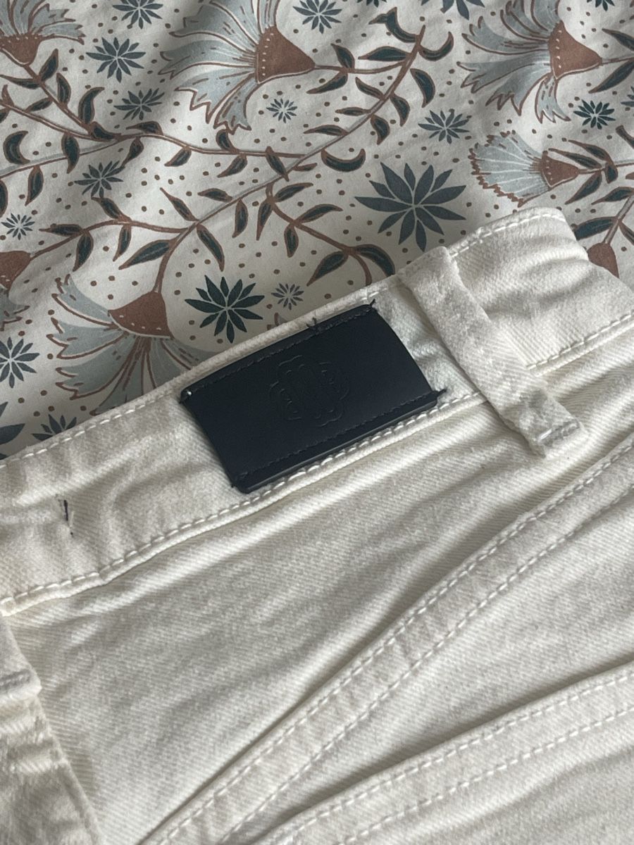 Maje Jeans: Maje - Wide Leg Jeans - Ecru – Nuovo (secondo la descrizione) da Bern venduto da zoe_g6g6 8