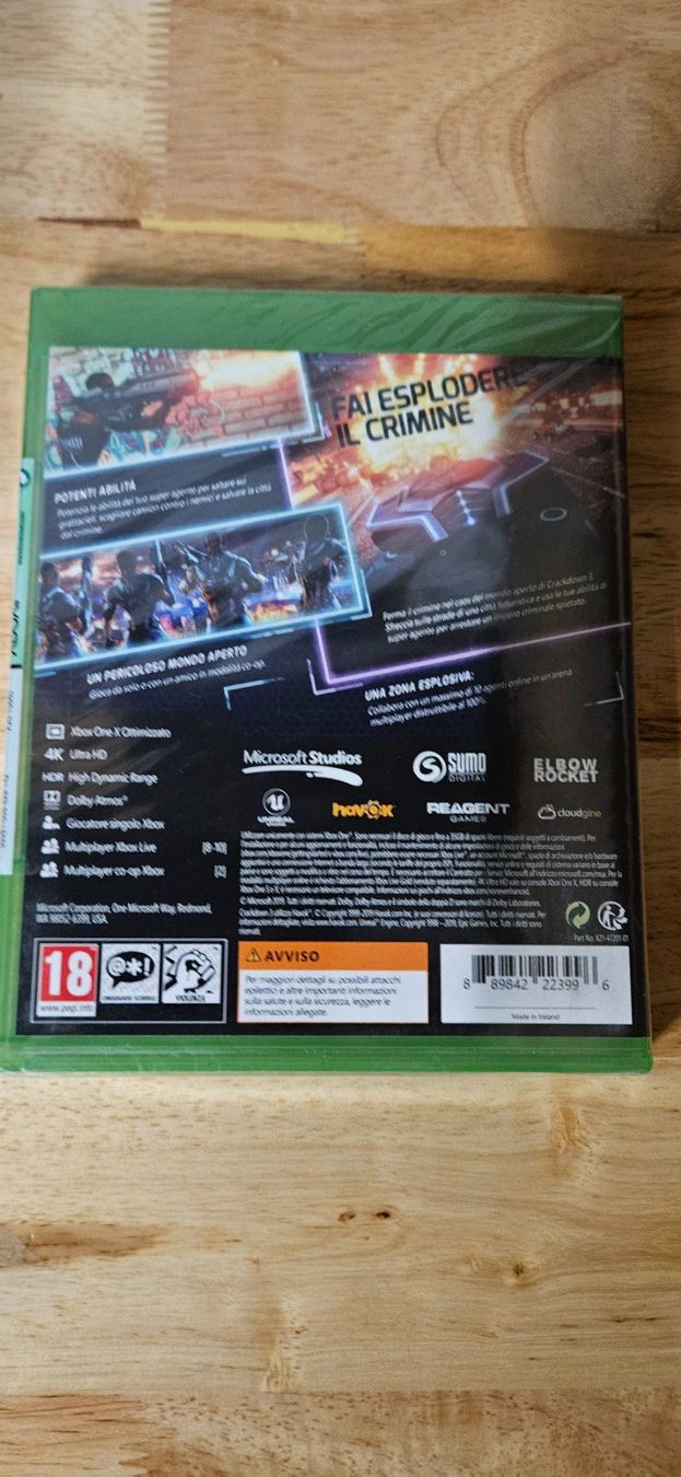 Microsoft Spiele: Xbox - Crackdown 3 - OVP - IT – Neu und originalverpackt aus Rohrbach von Emiflo 1