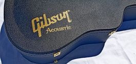 Gibson Case Dreadnought Plüsch SCHWARZ Gitarrenkoffer
